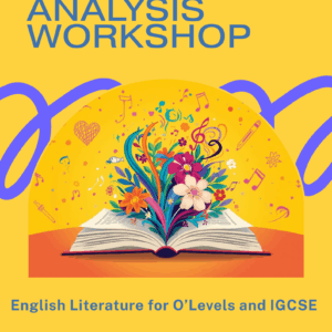 English Literature for O’Levels and IGCSE – Poetry Analysis <br>(Secondary School) <br><br>Discount for early bird:<br>(Full Payment By 17 Nov 2025)
