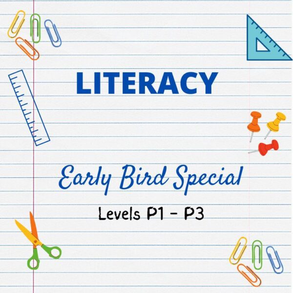 Literacy (Primary School) P1 P2 P3 | Early Bird Bundle