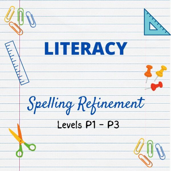 Spelling Refinement <br> Literacy (Primary School) P1 P2 P3